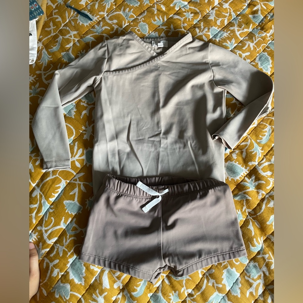 Kids Tan Swim Set